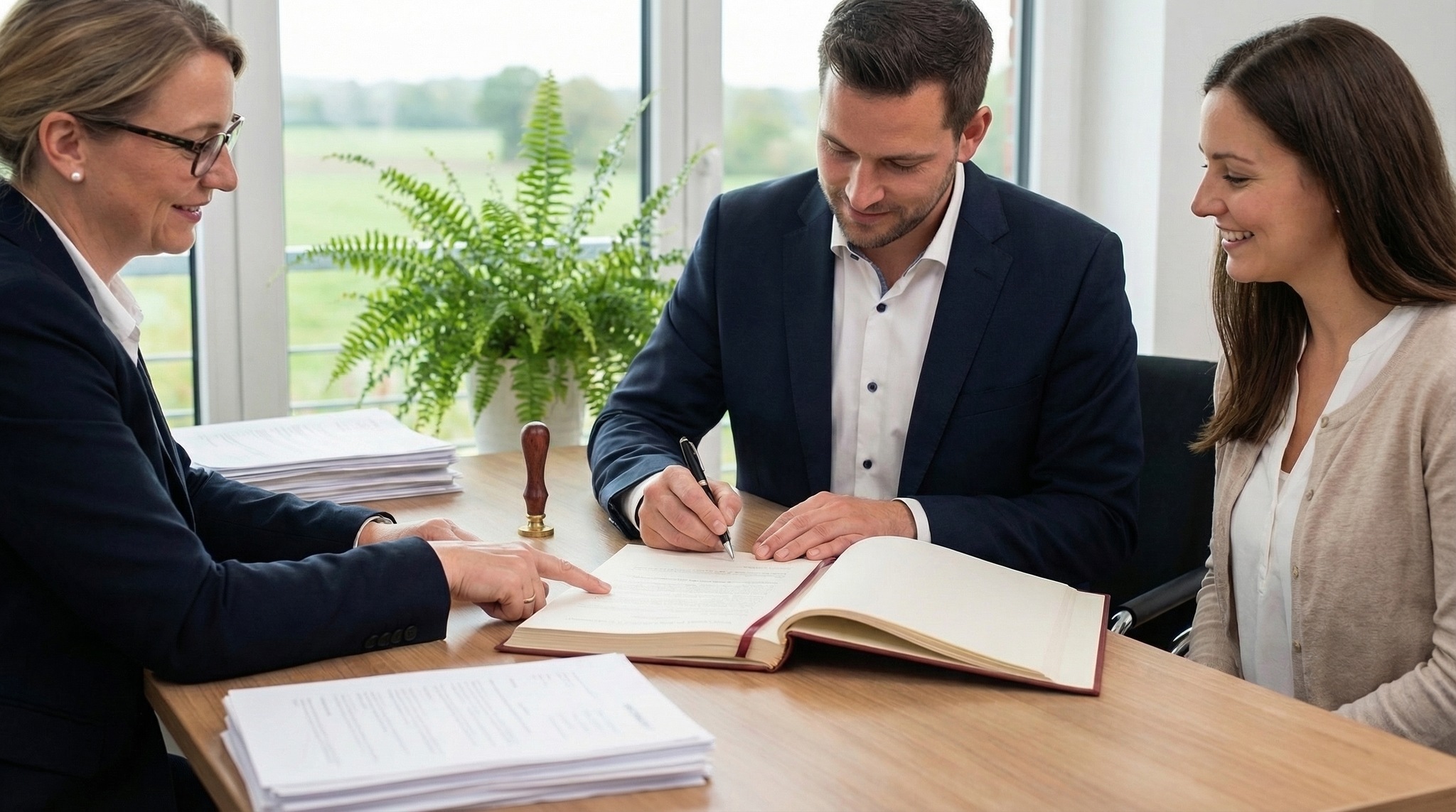 Notariusz przy zakupie działki: o czym trzeba pamiętać?